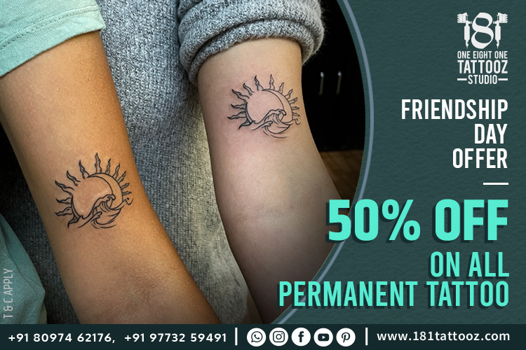 Friendship day tattoo offer